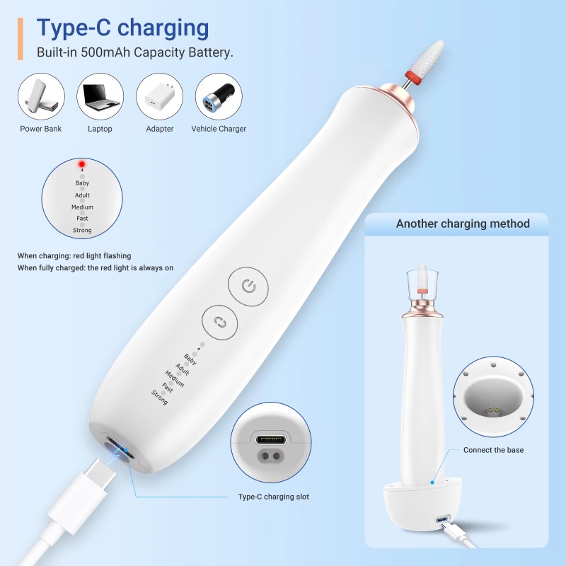 เครื่องตะไบเล็บไฟฟ้าแบบพกพา รุ - Nail Drill Machine บทวิจารณ์และราคา