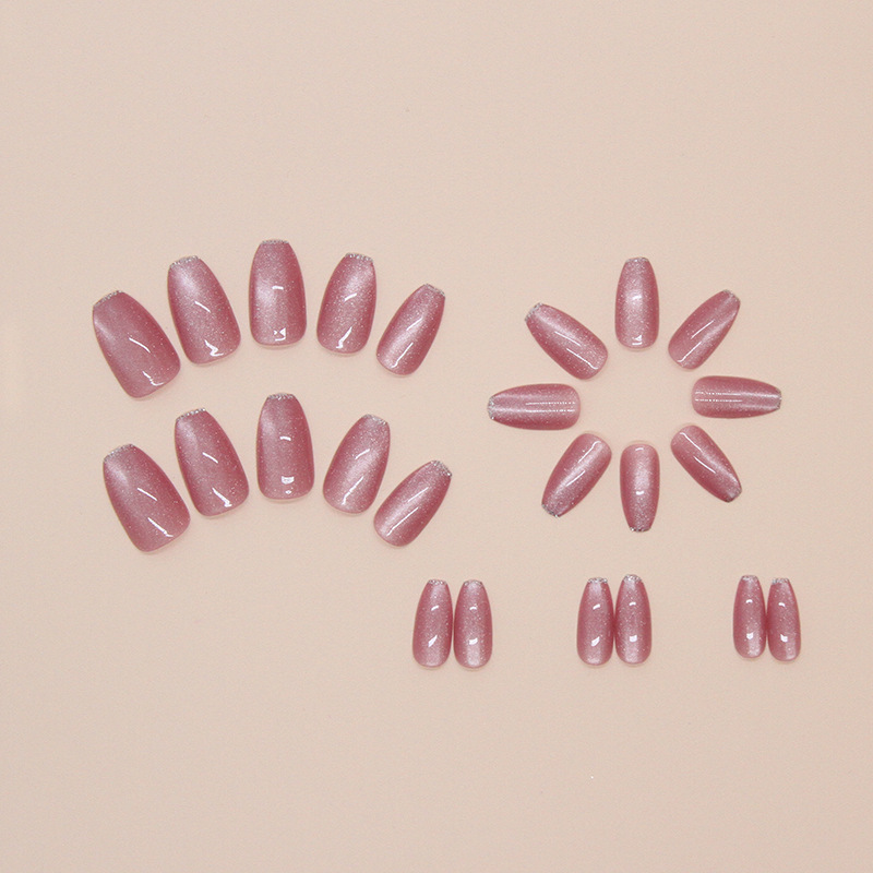 เล็บปลอมขนาดกลางสำหรับผู้หญิงแ - Nail Art Pink บทวิจารณ์และราคา