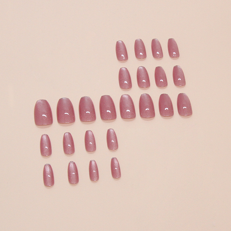 เล็บปลอมขนาดกลางสำหรับผู้หญิงแ - Nail Art Pink บทวิจารณ์และราคา