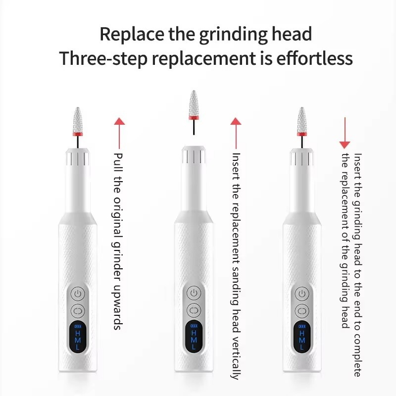 เครื่องตะไบเล็บไฟฟ้าแบบพกพา รา - Nail Drill Machine บทวิจารณ์และราคา