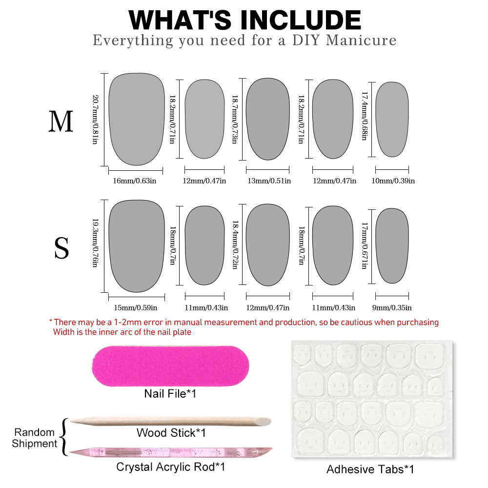 เล็บปลอมแฟนตาซีสีม่วงชมพู 10 ช - Nail Art Pink บทวิจารณ์และราคา