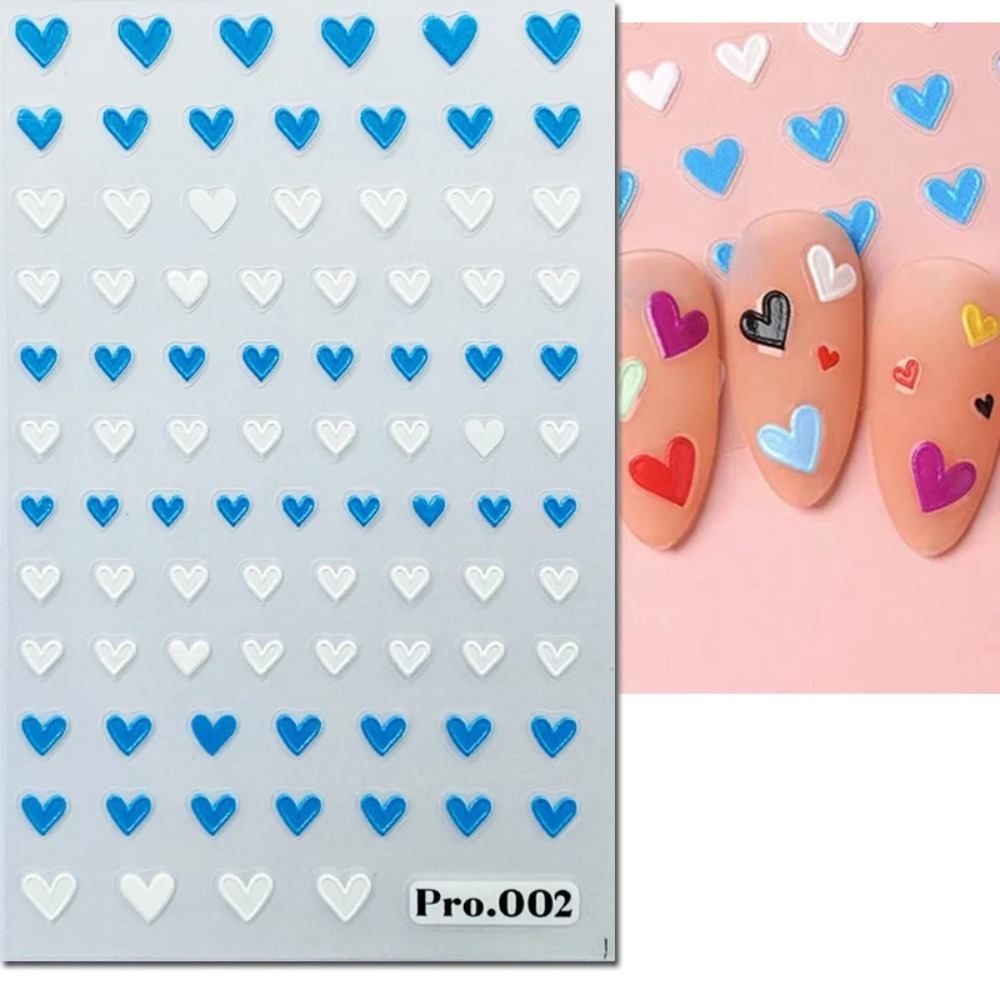 สติกเกอร์ติดเล็บลายปั๊มนูน 5D  - Nail Art Valentines Day บทวิจารณ์และราคา