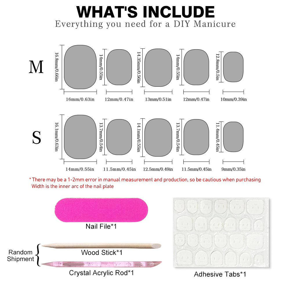 เล็บปลอมสีสันสดใสประดับเพชรแบบ - Nail Art Press On บทวิจารณ์และราคา