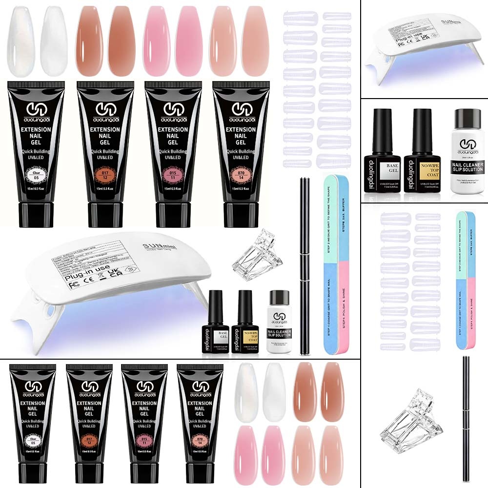 ชุดเจลต่อเล็บ DOULINGDAI 4 สี  - Nail Art Ombre บทวิจารณ์และราคา