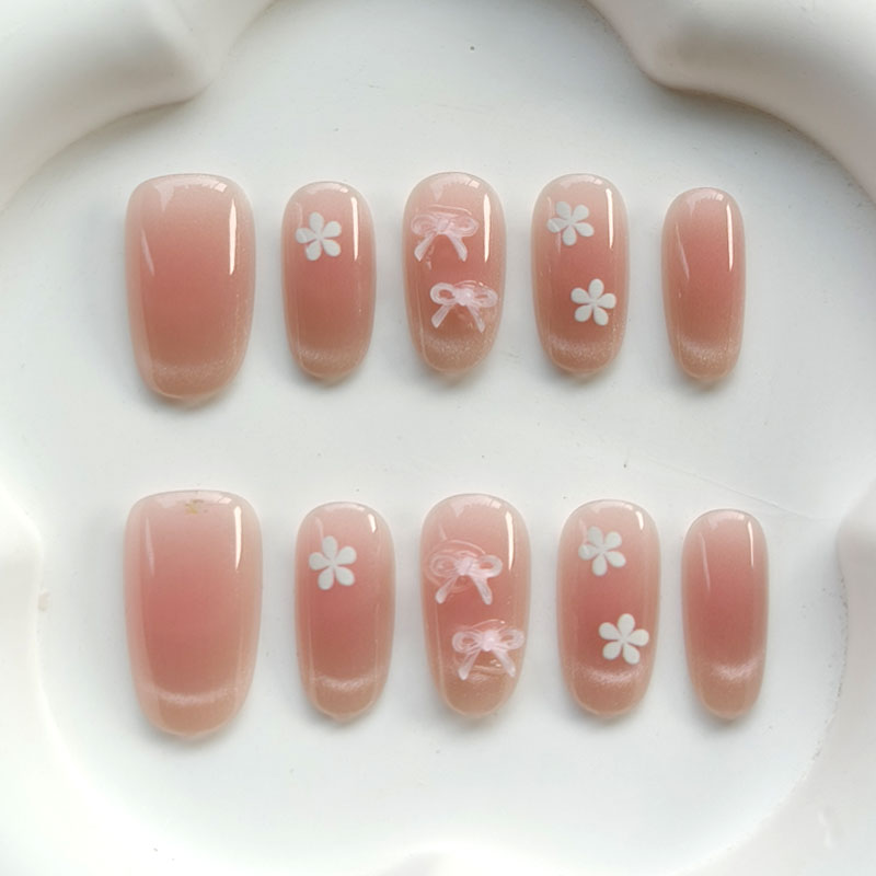 เล็บปลอมแฟชั่นน่ารักสำหรับวัยร - Nail Art Pink บทวิจารณ์และราคา