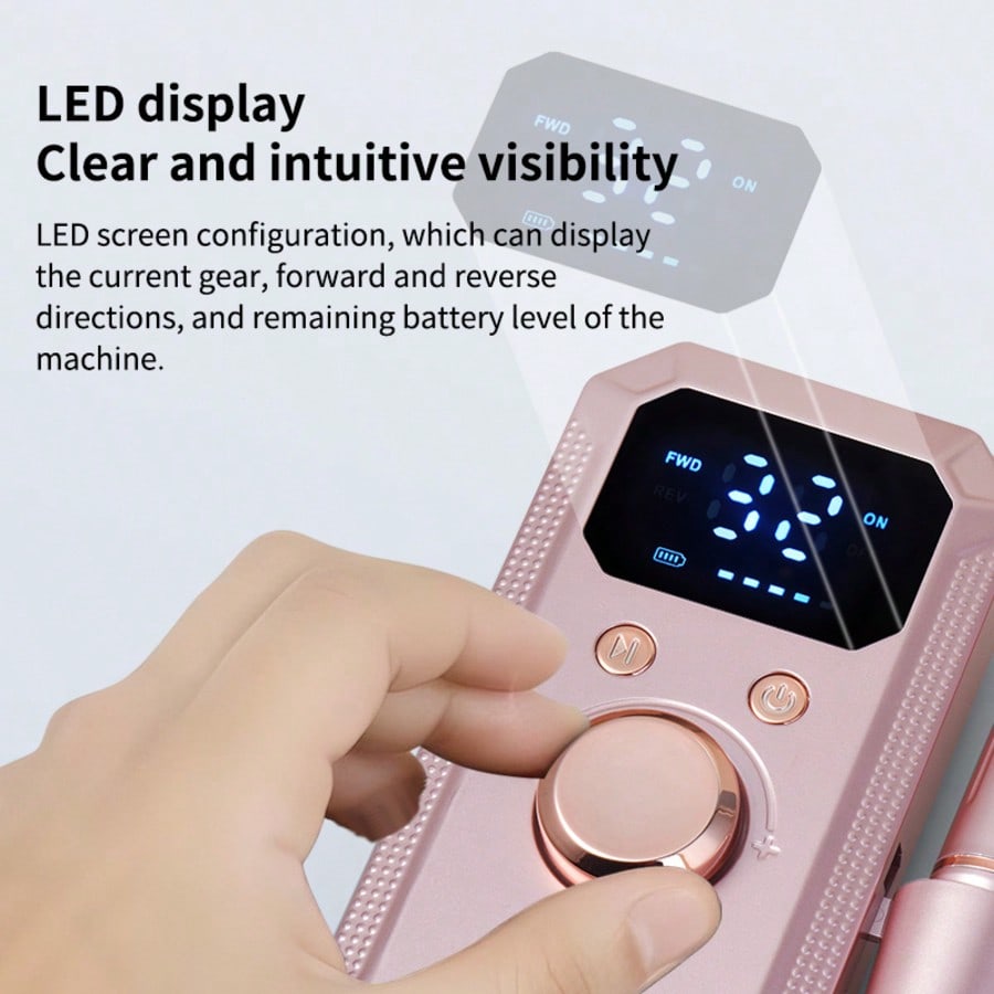 เครื่องเจียรเล็บไฟฟ้าแบบชาร์จไ - Nail Drill Machine บทวิจารณ์และราคา