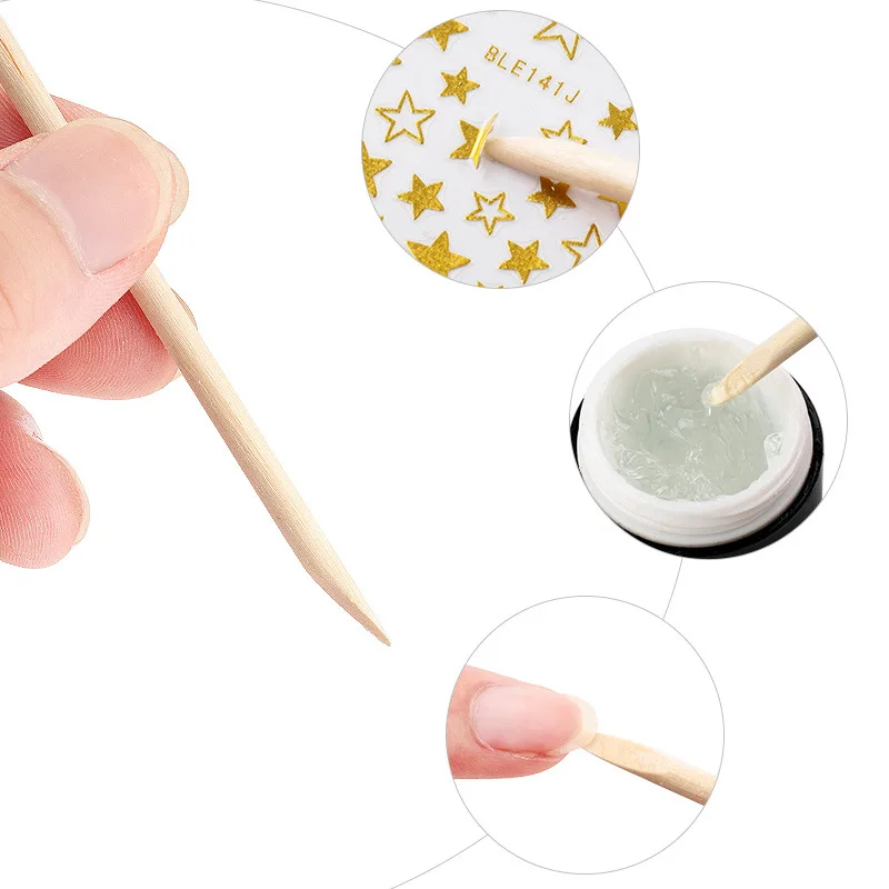 ไม้ดันหนังกำพร้าสำหรับทำเล็บ 1 - Nail Art Orange บทวิจารณ์และราคา