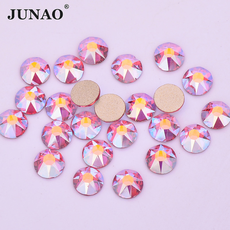 จูนาโอ SS20 สีส้มแดง AB คริสตั - Nail Art Orange บทวิจารณ์และราคา